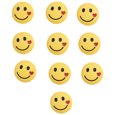 84x84 인테리어 냉장고 자석 마그네틱, 옐로우스마일하트10p