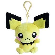 포켓몬스터 피츄 가방고리 인형, 13cm, 혼합색상, 1개