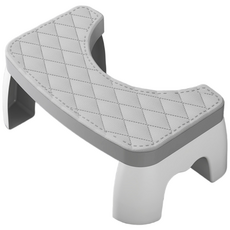 에브리샤인 튼튼한 프리미엄 욕실 변기 발판, 그레이