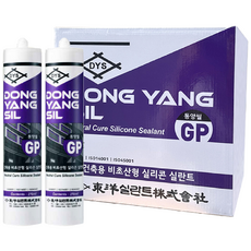 동양씰 다용도 무초산 실리콘 백색, 25개