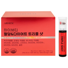아르디엠 하이뷰티 혈당 & 다이어트 트리플샷 올인원 이뮨비타민 25ml x 15병, 1박스, 15회분