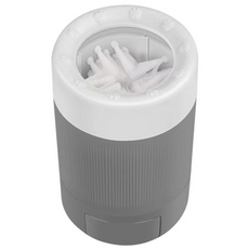 휴대용] 반자동 강아지 고양이 발세척기 실리콘 세정 컵 (산책후 발닦기 필수템 / 부드러운 마사지), 회색