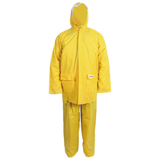 작업용 오토바이용 우의 비옷 상하의 노랑1개, 옐로우XL, 1개