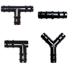 청년농자재 L/D연질관 연결구(엘디소켓 엘디엘보 엘디정티 엘디와이), L/D L (엘디엘) - 13mm, 1개