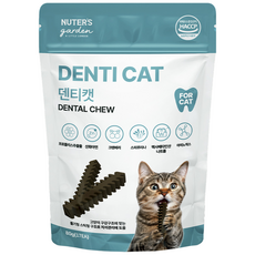 누터스가든 덴티 캣 80g 고양이껌 치석제거 양치껌 17개입, 1개, 닭고기