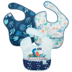 범킨스 이유식 턱받이 3팩, 다이노소어, 1개, 1매