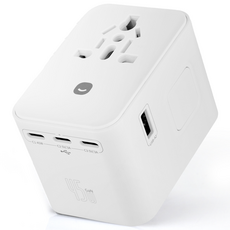 헤이홈 여행용 멀티 어댑터 45W 고속충전 플러그, 1개