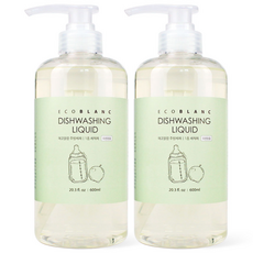 에코블랑 젖병세정제 주방세제, 2개, 600ml