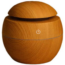 [2025 NEW] 모이온 인센스 미니 가습기 휴대용 무드등, 메이플 우드(원형)