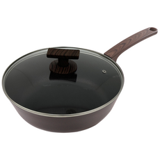 이룸쿡 브라운이노블 궁중팬28cm+유리뚜껑28cm, 1개