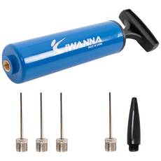 아이워너 미니 볼펌프, 블루 + 공기 주입 바늘 3개, 1개