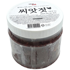 <식자재랜드>코스트코씨앗젓1kg국내산 젓갈 혼합젓갈 낙지젓 오징어젓 창난젓, 1.11kg, 1개