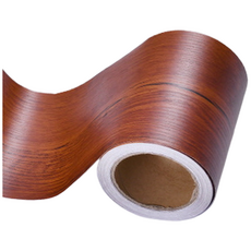 H CONNECT 몰딩 우드 시트지 12cm x 5m, 레드체리