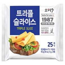 소와나무 트리플 슬라이스 치즈 450g 25매, 1개