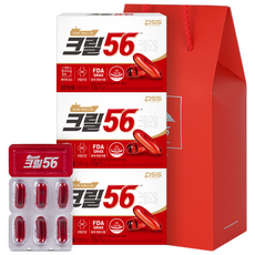 [본사직영] 펄세스 함익병 크릴56 1 000mg 3개월 선물세트, 90정, 1개