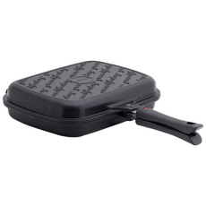 퀸센스 연기안나는 양면팬 대/특대형 생선구이 고구마구이 만능팬, 큐빅양면팬-특대(32cm) 인덕션지원불가, 1개