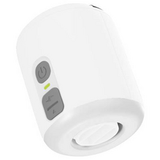 비레스트 NANO 휴대용 전동 미니 에어펌프 튜브 캠핑 자충매트 무선 공기주입기 바람 빼기, 화이트, 1개