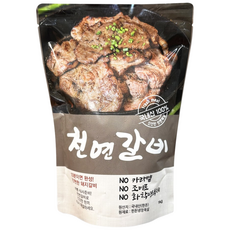 한돈 냉장 수제소스 양념 돼지갈비, 1kg, 1개