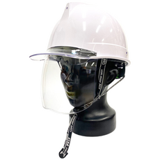 동명 안전모 보안면 고급 ABE 안전 DMS-S-330/GW-HM, 투명, 1개