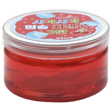 사각사각 얼슬 치젤몬 얼려노는슬라임 얼음슬라임 여름슬라임, 1개, 200g, 빨강