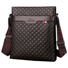 리치모리 고급 소가죽 엠보 스퀘어 크로스백