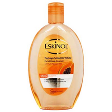 Eskinol Papaya Smooth White Facial Deep Cleanser 에스키놀 파파야 페이셜 클렌저, 1개, 225ml