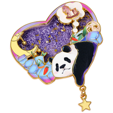 판다 여름밤의 꿈 마그네틱 냉장고 자석 판다 푸공주 인테리어 소품