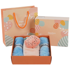 잔디로 핸디타올3P세트(고리타올1P+행주2P+쇼핑백) 행주선물세트 주방수건 주방타올 어린이집선물 돌답례품, 1개