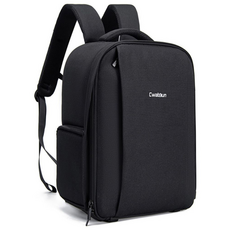 카메라 백팩 가방 소형 배낭 DSLR 디지털카메라가방, 1개, 블랙