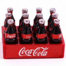 [이브닝메종] 미니어처 코카콜라 콜라병 박스 세트, 코카콜라 rsD4, 1개