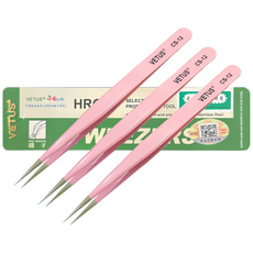 [VETUS 정품인증] 비투스 프리미엄 트위져 스테인리스 정밀 핀셋, CS-12