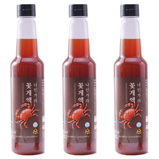 나인가라 꽃게액젓 무침요리 탕요리, 3개, 670ml