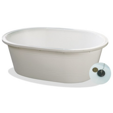 다라이몰 이동식 반신욕조 스파 사우나 1인욕조기, 1개, 화이트