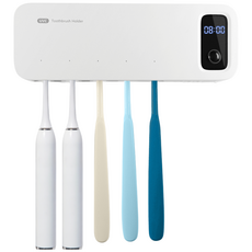 UV-C AI 스마트 케어 칫솔 살균기, white, ES901C