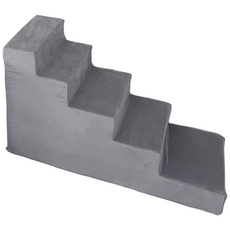 8DECO 강아지계단 5단 60cm 펫스텝 애견계단 그레이계단, 극세사 그레이 5단, 1개