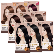 다나한 모 칼라크림 염색약 6종 대용량 200g, 1개