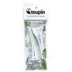 分區髮夾, 1個, 白色極光