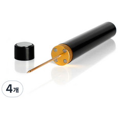 워스해빙 포켓 에어펌프 와인 오프너 와인따개, 4개, 골드