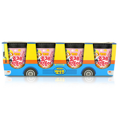 Pororo杯裝炒年糕禮盒 玫瑰醬口味 4入, 460g, 1組