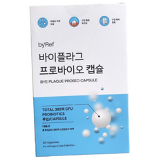 바이레프 반려동물 캡슐 영양제, 30정, 구강/치석관리+장건강, 1개