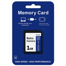 빈티지 디지털 카메라 전용 저용량 1GB SD CARD, 1개