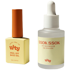 위티 필오프베이스젤 + 전용 쏙쏙 리무버, 1세트, 투명
