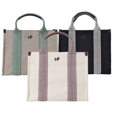 힐크릭 골프 토트백 어반 웨빙포인트 캔버스 크로스 데일리 여성 파우치, 그린, 1개