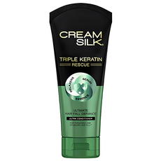 Cream Silk Triple Keratin Rescue Utimate Hairfall Defiance Green 크림실크 트리플 케라틴, 1개, 170ml
