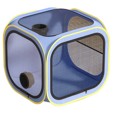 요기쏘 반려동물 접이식 셀프 드라이룸, 블루, 1개