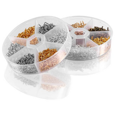 뚱보 3종색상 나사형 9핀 부자재, 1개, A-9핀 혼합색상