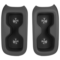 지파츠 싼타페 MX5 실내 2열 컵홀더 논슬립 수납함 친환경 실리콘 소재 커버, 블랙, 2열 컵홀더 커버 (D-1) [2pcs]