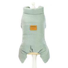 DING DONG PET Bambi鋪棉連身衣, 薄荷綠, 1個