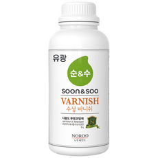 노루페인트 순앤수 수성 바니쉬, 유광 투명, 1L, 1개