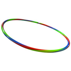 하나스포츠 어린이 성인 교재용 훌라후프, 1개, 빨파연, 610g